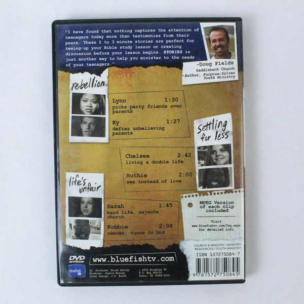 Stories Vol 5 DVD - Real Teens Real Life Video for Youth Church Groups