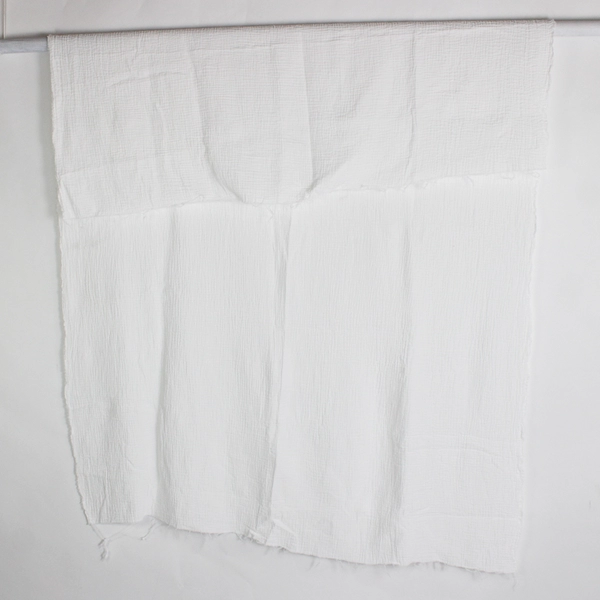 White Gauze Woven Fabric 54" Wide 2 Yards Lightweight for Sewing Crafts
