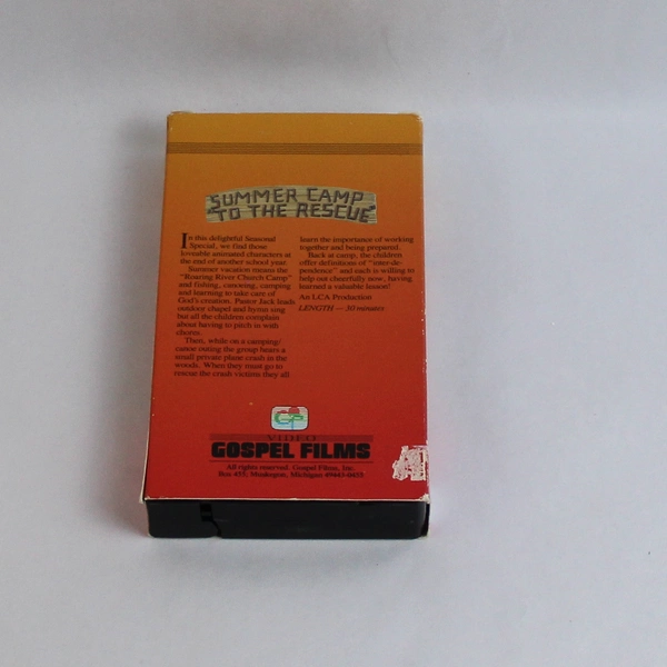 Davey and Goliath Summer Camp To The Rescue VHS Gospel Films