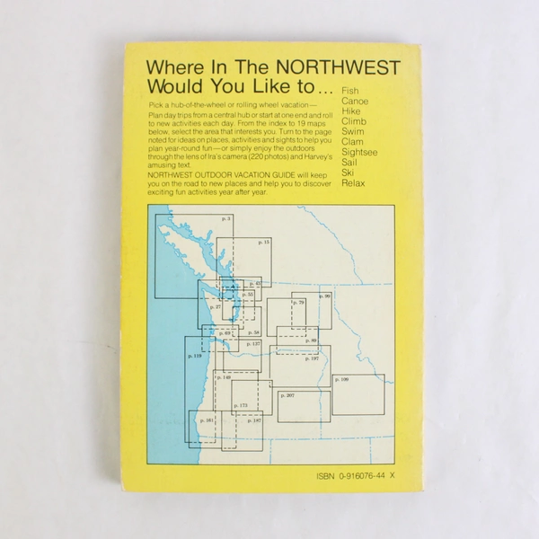 Northwest Outdoor Vacation Guide by Ira Spring & Harvey Manning 1981 Paperback