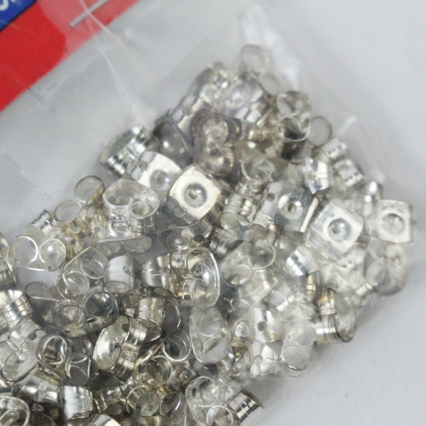 Westrim Crafts Butterfly Earring Backs Silver 144pcs - Good Condition