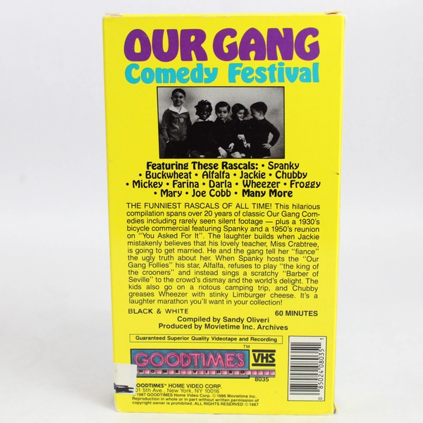 Our Gang Comedy Festival Goodtimes VHS Tape 1987