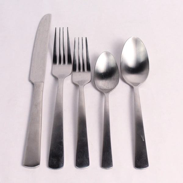 Set of 5 Oneida Anderson Stainless Steel Flatware 1 Knife 2 Forks 2 Spoons
