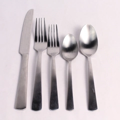 Set of 5 Oneida Anderson Stainless Steel Flatware 1 Knife 2 Forks 2 Spoons