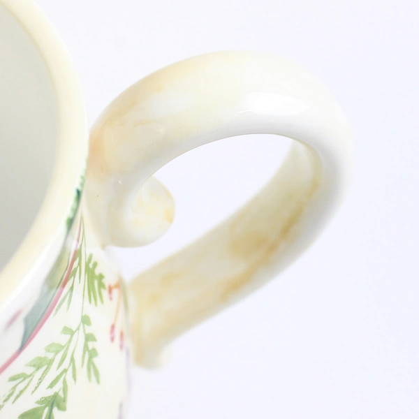 Vintage Capriware 8-Piece Hand Painted Dessert Dishware Set Holiday Christmas