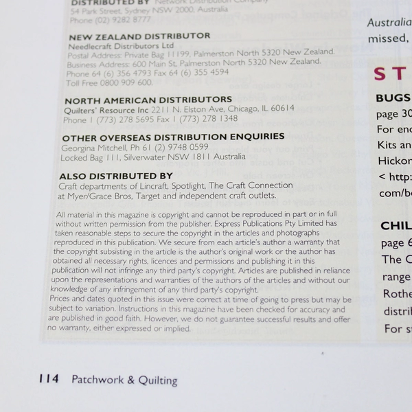 Australian Patchwork & Quilting Magazine Volume 5 No. 3 Quilt Show Winners