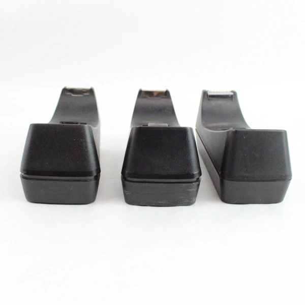 Lot of 3 Black Scotch Desk Tape Dispensers Model C-38 for 3M 1 Inch Wide Tape