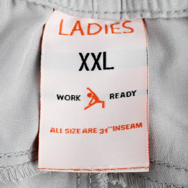 Ladies Work Ready XXL Gray Pants