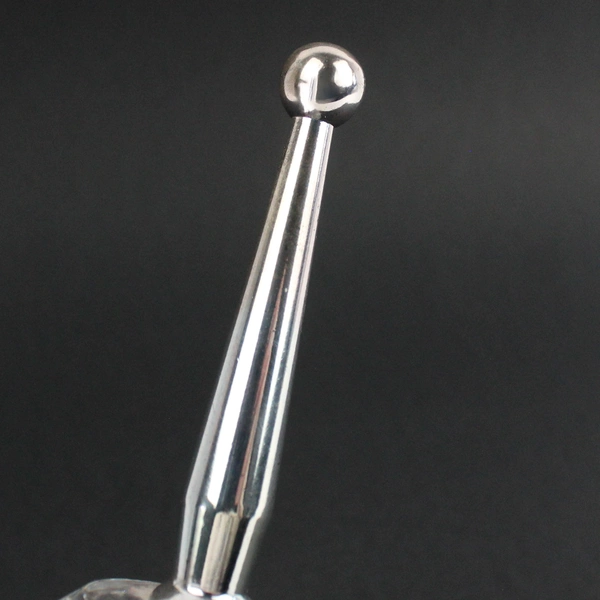 Vintage Princess House Lead Crystal Bell with Silver Plate Handle France