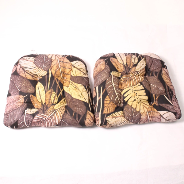 Set Of 2 Fashion Pillows Inc Las Palmas Seat/Chair Cushion 20" x 20" x 4"