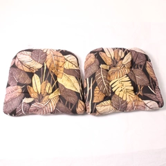 Set Of 2 Fashion Pillows Inc Las Palmas Seat/Chair Cushion 20" x 20" x 4"