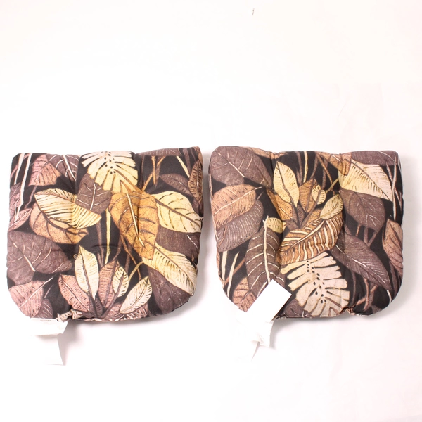 Set Of 2 Fashion Pillows Inc Las Palmas Seat/Chair Cushion 20" x 20" x 4"