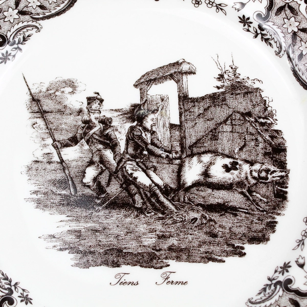 Tiens Ferme Decorative Collector Plate by TWO's Company Collectible