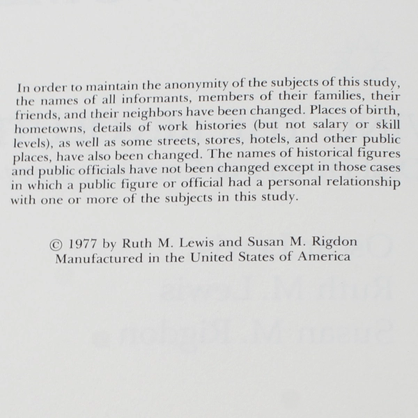 Four Women Living the Revolution by Ruth & Oscar Lewis 1977 HC