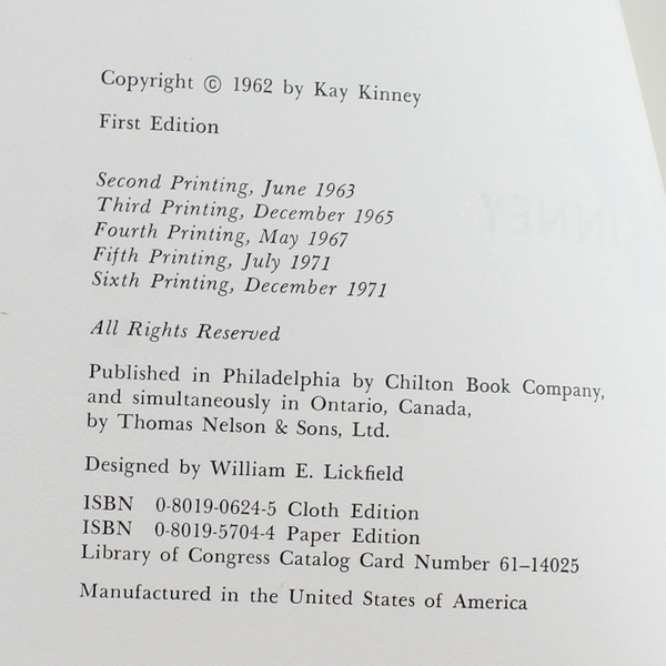 Glass Craft by Kay Kinney 1962 First Edition Paperback - Good Condition