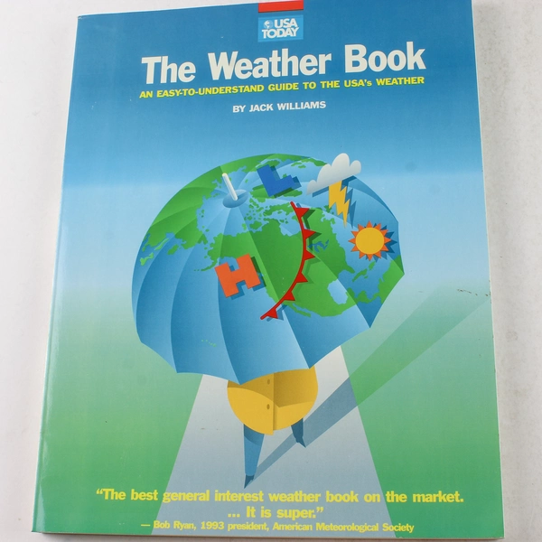 USA Today Weather Book by Jack Williams 1992 Paperback - Good Condition