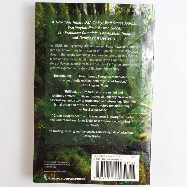 Lost City of Z A Tale of Deadly Obsession in the Amazon Grann 2010 Paperback