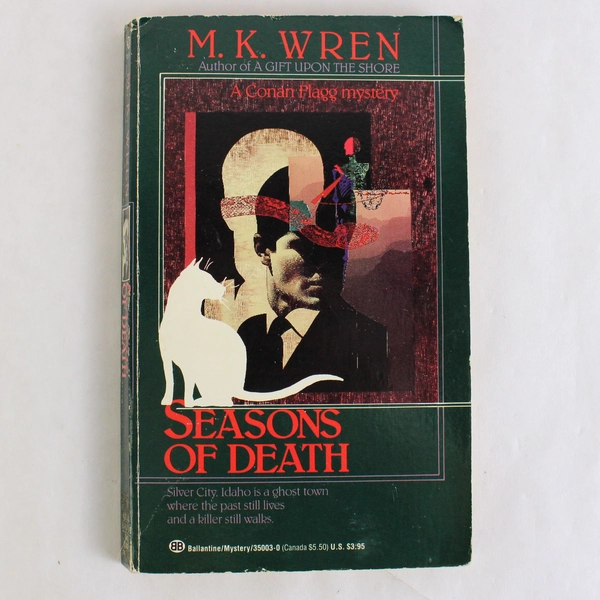 Vintage Seasons of Death by M.K. Wren 1990 Paperback A Conan Flagg Mystery
