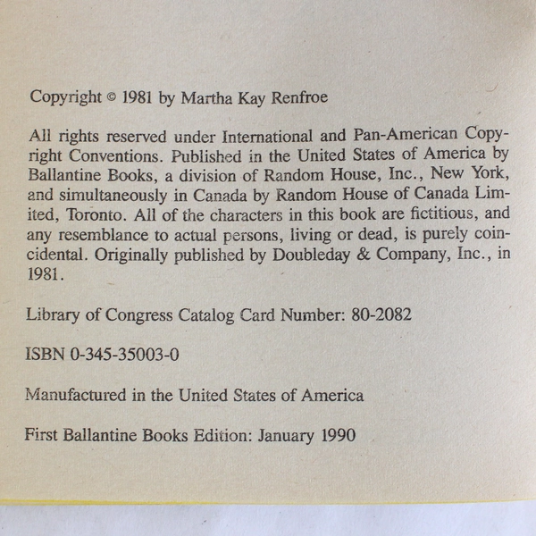 Vintage Seasons of Death by M.K. Wren 1990 Paperback A Conan Flagg Mystery