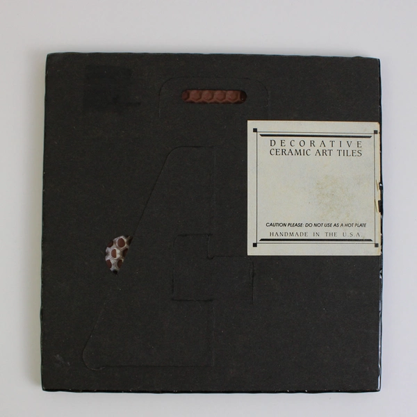 Karen Brueggemann Decorative Ceramic Art Tile 8"x8" Freestanding with Easel