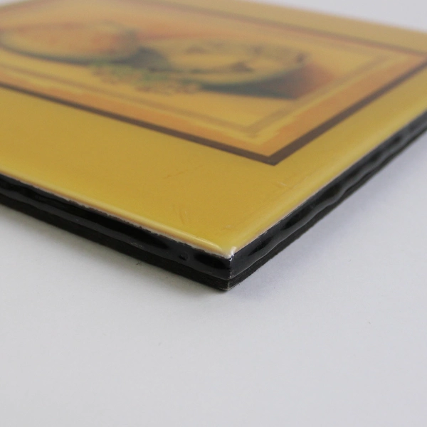 Karen Brueggemann Decorative Ceramic Art Tile 8"x8" Freestanding with Easel