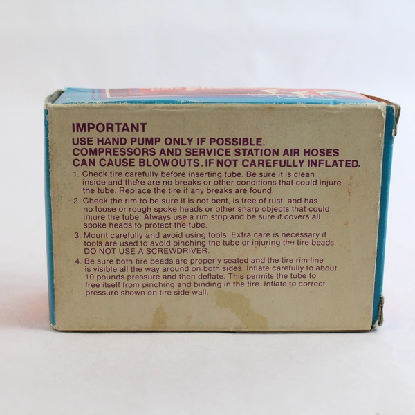 Vintage Bike Pals Heavy Duty Bike Tube 26 x 1 3/8 Also Fits 26 x 1 1/4