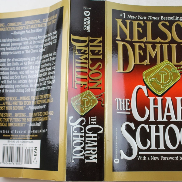 The Charm School by Nelson DeMille 1999 Paperback - Cold War Fiction, Good Cond.