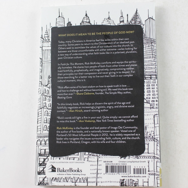 Faith for This Moment by Rick McKinley 2018 Paperback Baker Books Good