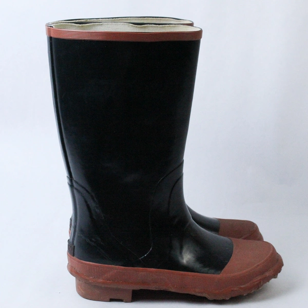 Northside Steel Shank Black Waterproof Rain Boots Size 5 Pre-Owned