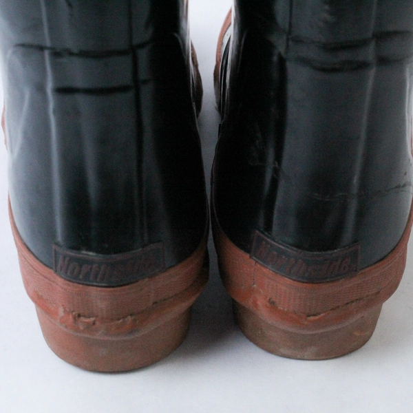 Northside Steel Shank Black Waterproof Rain Boots Size 5 Pre-Owned