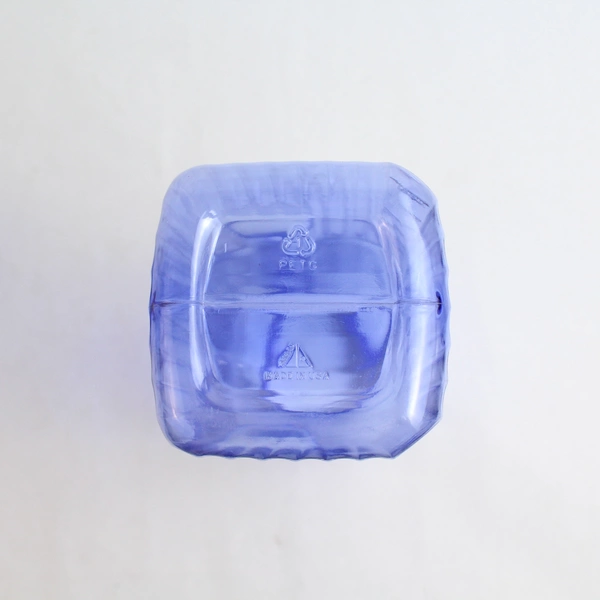 Unbranded Plastic Clear Blue Drinking Bottle Drinking Sports Water Bottle