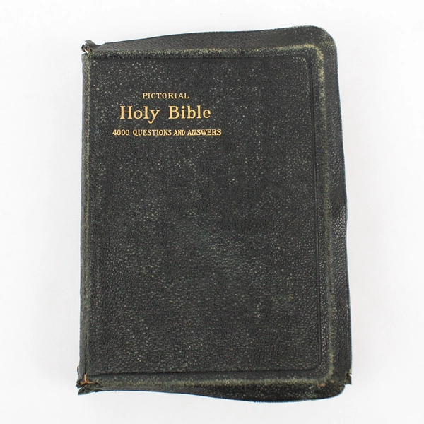 Pictorial Holy Bible 4000 Questions Answers Thomas Nelson & Sons Black Leather