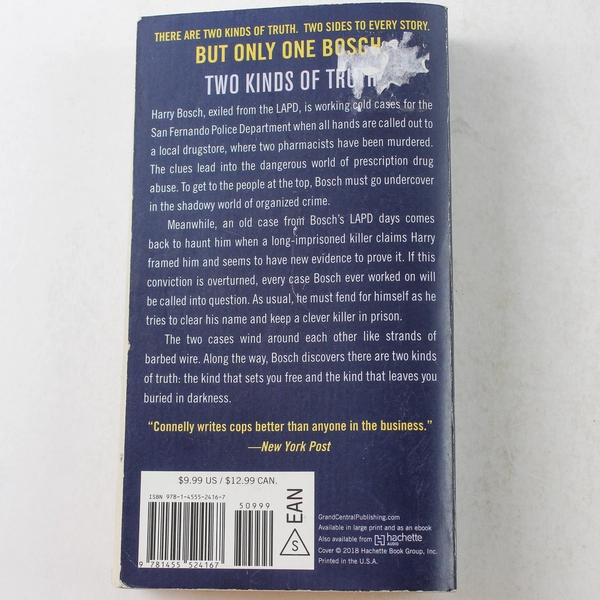 Michael Connelly Two Kinds of Truth Bosch Novel Paperback Good Condition