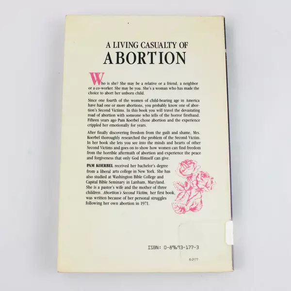 Abortion's Second Victim by Pam Koerbel 1986 Paperback