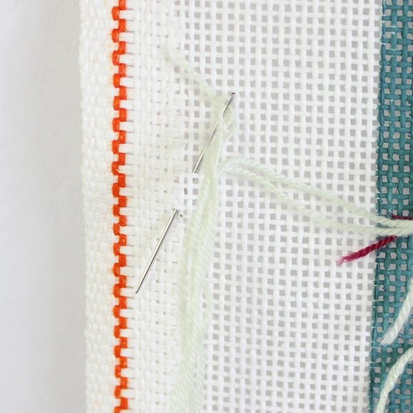 Unbranded Needlepoint Canvas Floral Design 14 Mesh 19" x 18.5" Plastic Canvas