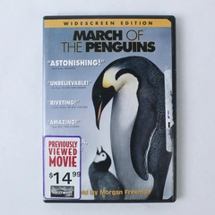 March of the Penguins DVD Narrated by Morgan Freeman 2005 Pre-Owned Rental