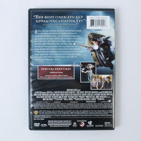 Harry Potter and the Deathly Hallows Part 1 DVD - 2010 Warner Bros