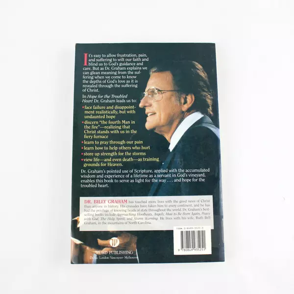 Hope for the Troubled Heart by Billy Graham 1991 Paperback