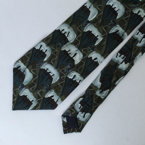 Vintage J.Garcia Duck Worm Alarm Necktie Tie 59" Long Good Condition