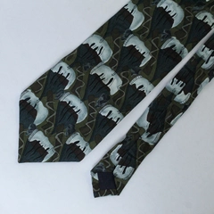 Vintage J.Garcia Duck Worm Alarm Necktie Tie 59" Long Good Condition