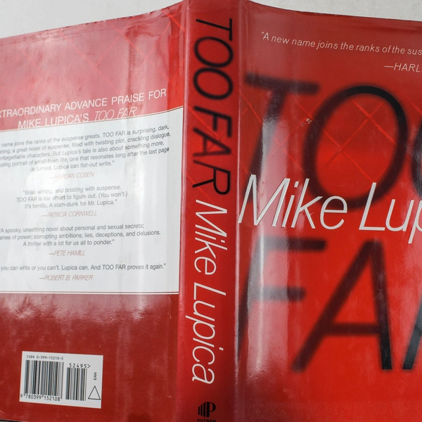 Too Far by Mike Lupica 2004 Hardcover Book in Good Condition Penguin