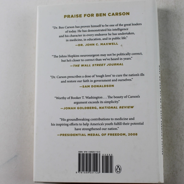 One Nation by Ben Carson & Candy Carson 2014 Hardcover - Good Condition