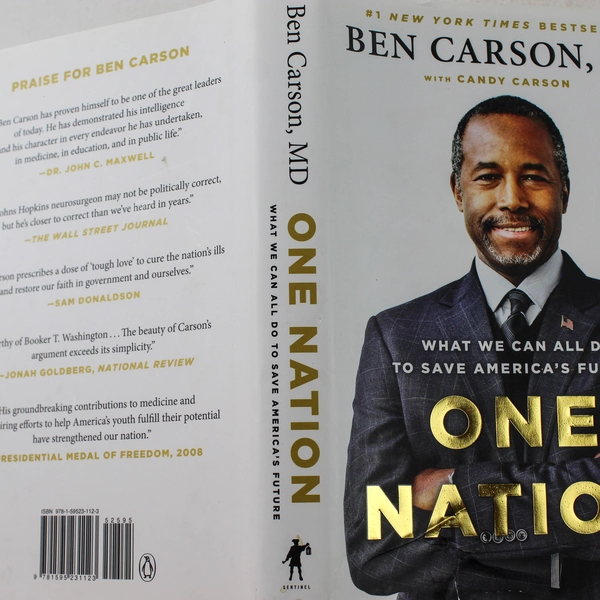 One Nation by Ben Carson & Candy Carson 2014 Hardcover - Good Condition