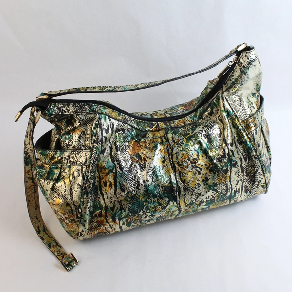 The Find Multicolored Metallic Shoulder Bag/Purse Faux Leather
