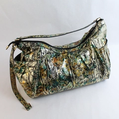 The Find Multicolored Metallic Shoulder Bag/Purse Faux Leather