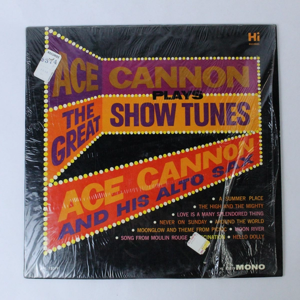 Ace Cannon Plays The Great Show Tunes Vinyl LP 1964 Hi Records Used