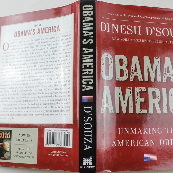 Obama's America by Dinesh D'Souza 2012 Hardcover Book - Good Condition