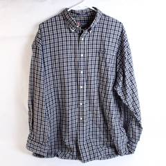 Chaps Ralph Lauren Blue & Red Plaid Button-Down Shirt Men's XL