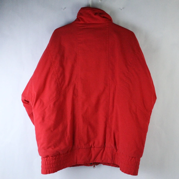 Pacer Women's Medium Red Quilted Jacket Coat Full Zip Pockets - Pre-Owned