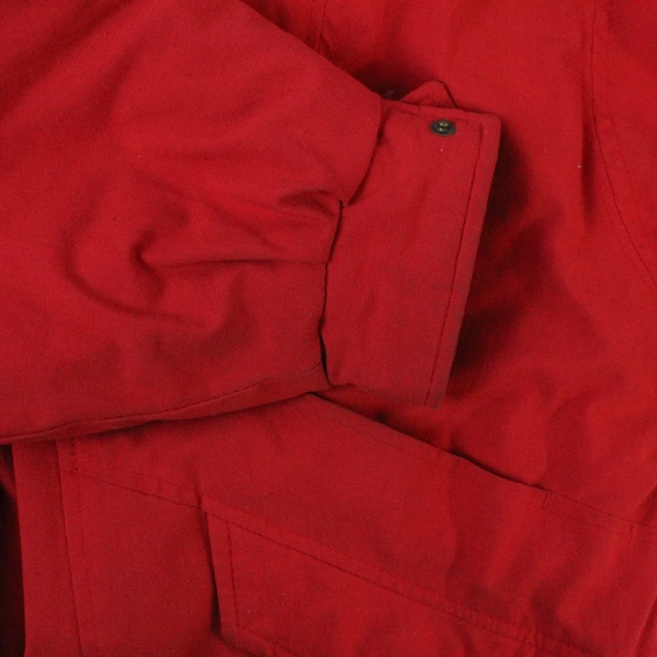 Pacer Women's Medium Red Quilted Jacket Coat Full Zip Pockets - Pre-Owned